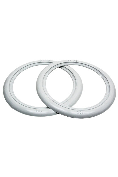 Atlas Motorsiklet Lastik Yanak Beyaz 10 Jant (İki Adet Olarak)