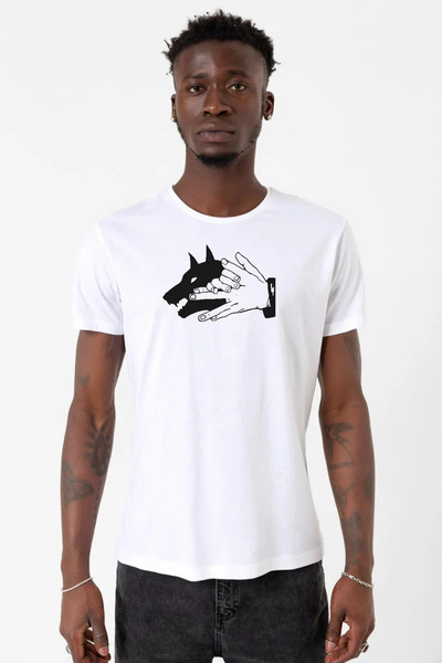 Tshirthane Jujutsu Kaisen Anime Divine Dogs White Men's Oversize T-shirt