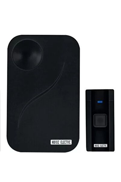 Mutlusan HOROZ FUJI-D 3VDC FULL SİYAH KABLOSUZ KAPI ZİLİ