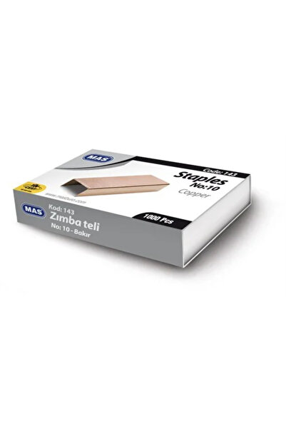 Mas 143 Staples No:10 Copper 10 Pack