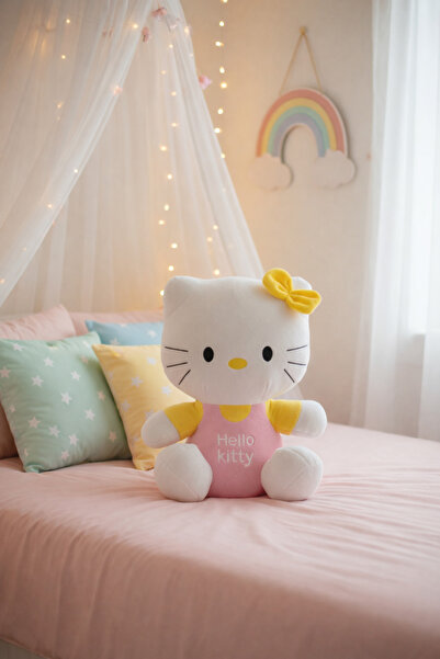 Maks Toys Hello Kitty Pembe Peluş Oyuncak & Uyku Arkadaşı 55 cm