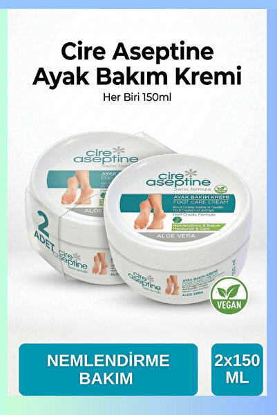 CIRE ASEPTINE AYAK BAKIM KREMİ 150ML 2 Lİ