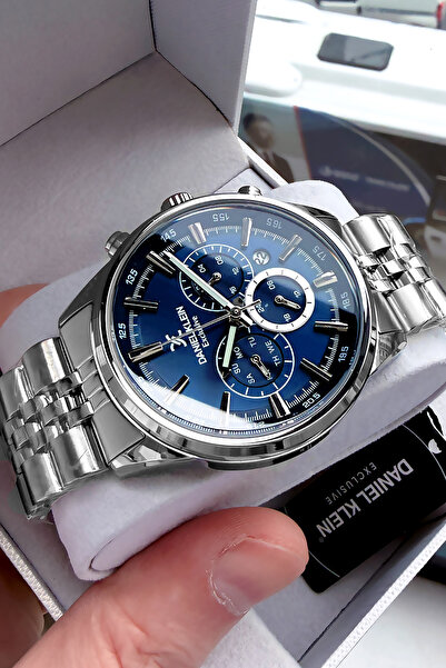 Daniel Klein Çelik Kordon Gümüş Beyaz Renk Erkek Kol Saati Bkdfndkh4575c5bk