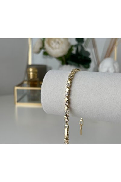 baelatelier سوار بايل أتيليه بحجر الزركون الذهبي على شكل نجمة