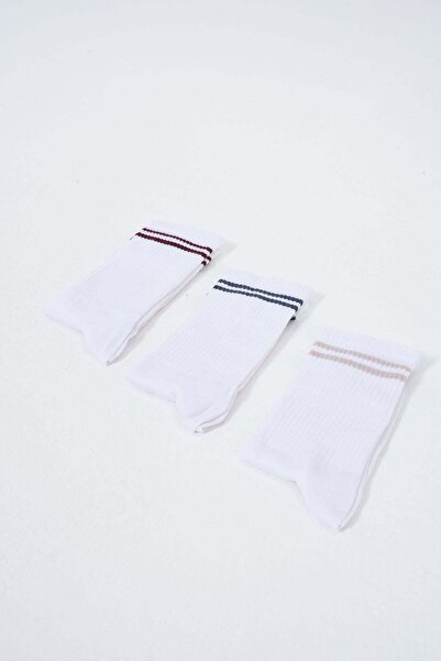 C&City Set șosete lungi cu dungi din 3 piese pentru bărbați - Kraft