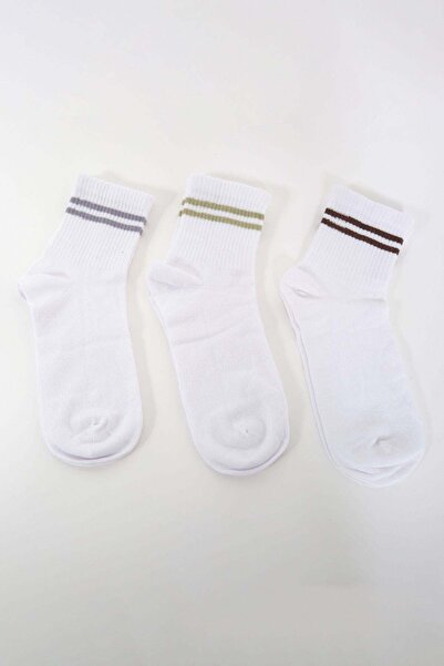 C&City Men's Striped Short 3-Piece Socket Set - Foam