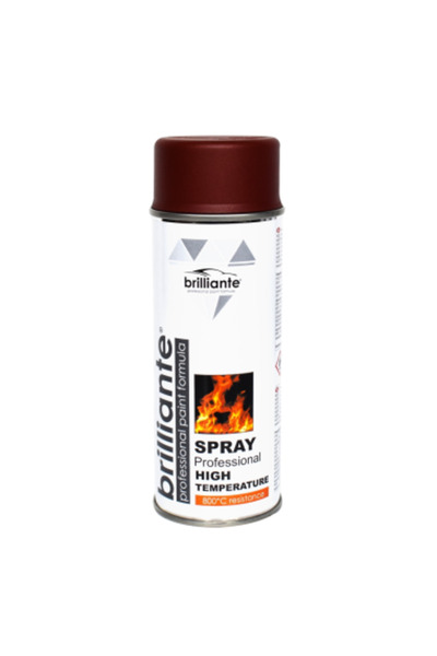 BRILLIANTE VOPSEA SPRAY TEMPERATURI INALTE (ROSU) 400ml BRILLIANTE