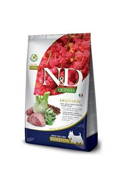 N&D Quinoa Digestion Hassas Sindirim İçin Kuzu Etli Küçük Irk Köpek Maması 2,...