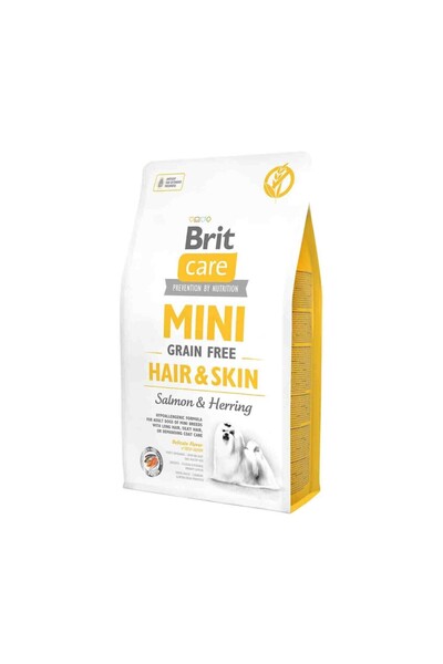 Brit Care Hair Skin Somonlu Tahılsız Mini Irk Yetişkin Köpek Maması 2 kg