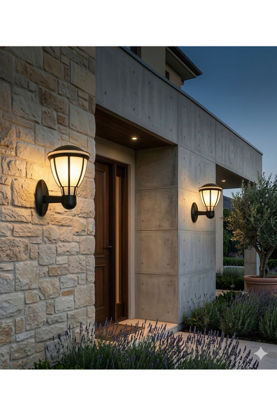 Ucuz Geldi Mug 37 cm Garden Sconce Garden Lamp Zita Garden Lighting Fixture I...