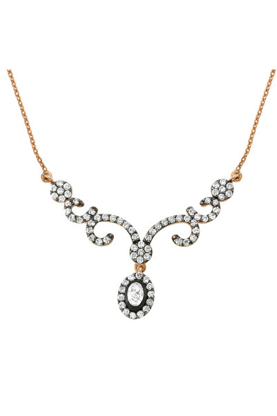 Assos Pırlanta 0.85 Karat Elmas Fantezi Kolye