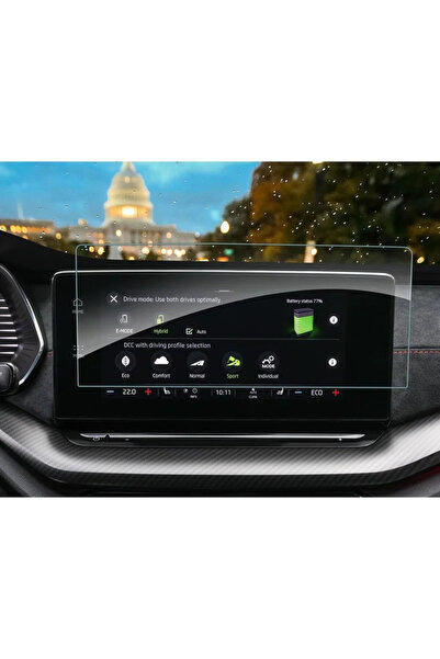 PiyasaSepeti Skoda New Octavia Multimedia 10 Inch Tempered Nano Screen Protector