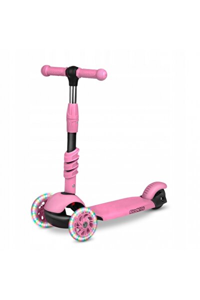 Ricokids Trotineta 3 in 1 cu roti cu LED Todi 765400 Roz