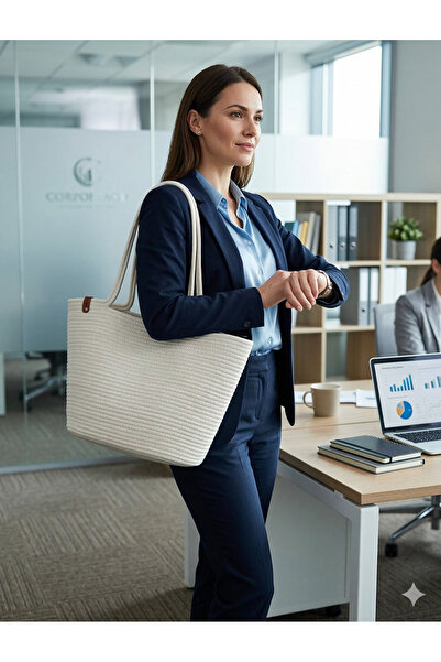 bayram taşcıoğlu home desing حقيبة شاطئ من القش للعطلات اليومية