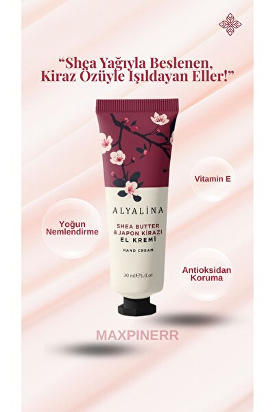 alyalina Aly Shea Butter&Japon Kirazı El Kremi 30ml