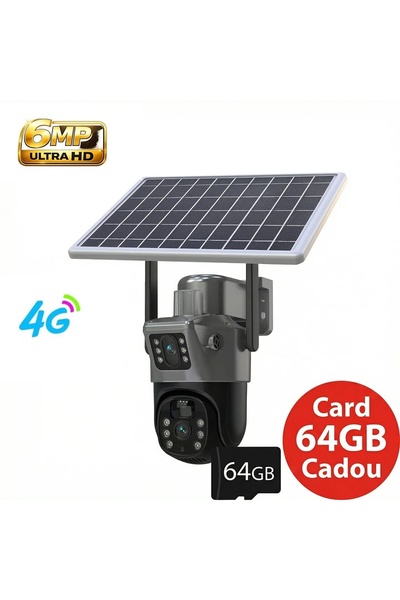 OEM Camera de supraveghere Solara V380 PRO, Conectivitate 4G, 2 Lentile, PTZ ...
