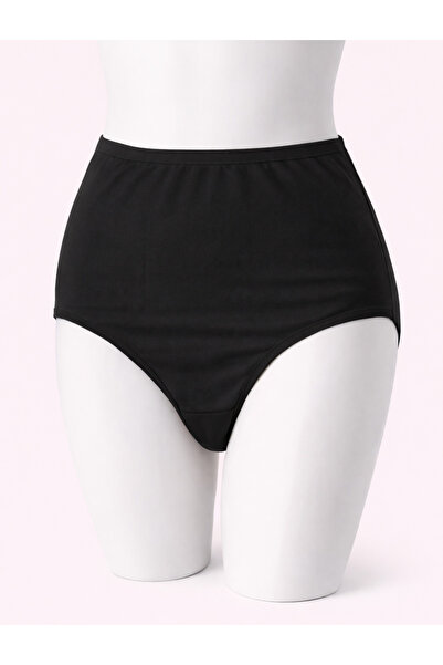 Dorya Toparlayıcı Kadın Pamuklu Penye önü çift kat yüksek bel penye külot