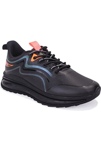 GAMELU Ανδρικά αθλητικά παπούτσια με μαύρη ορθοπεδική σόλα με μνήμη