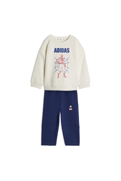 adidas طقم ملابس رياضية للأطفال من i Mrvl Sm Jog للجنسين - طقم ملابس علوية JZ...
