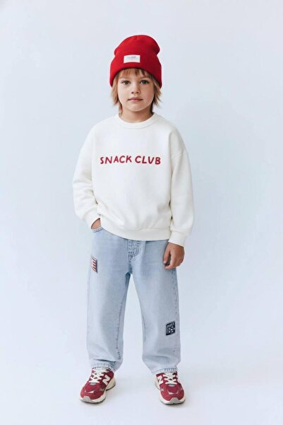 Kiddykidstore Yamalı Kot Pantolon