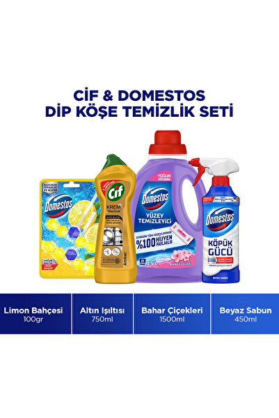 Domestos Cif & Dip Köşe Temizlik Seti