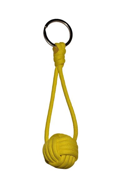 Paracord Anahtarlık Monkey Fist Sarı