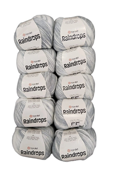 Yarnart مجموعة خيوط الحياكة اليدوية من رايندروبس، 10 قطع، لون رقم 2906