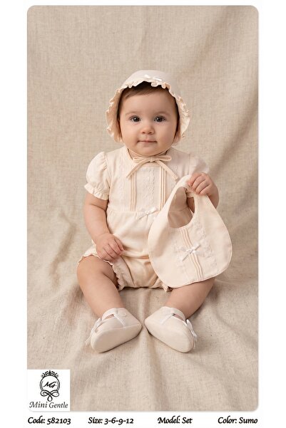 Baby shine طقم أفرول بناتي تركي صيفي قطني100%- 5 قطع