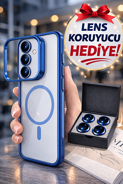 Ceponya غطاء حماية لهاتف جالاكسي A56 من إيترو مع حامل ماجسيف وحماية لعدسة الك...