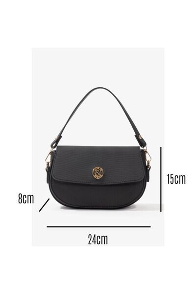 TIFFANY&TOMATO 101 Pudra Kadın Omuz Çantası Fermuarlı Astarlı Ve İç Bölmeli