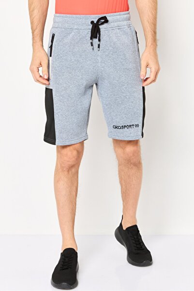 Akademiks Men Sportswear Fit Outdoor Shorts, Grey
