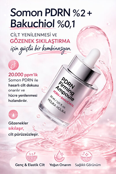 Holika Holika أمبولة PDRN لشد البشرة - أمبولة تحتوي على PDRN والببتيدات 30 مل