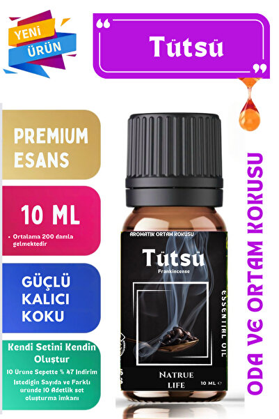 NaTrueLife Tütsü ( Frankincense ) - Esansiyel Koku Yağı - Oda ve Ortam Kokusu...