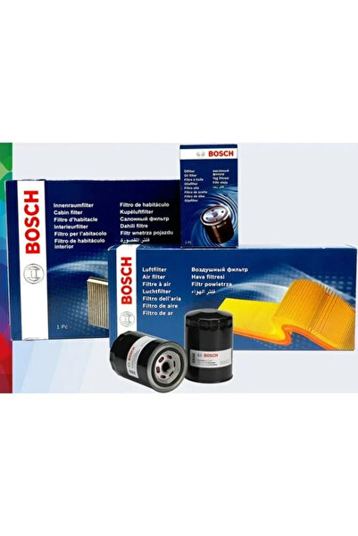 Bosch Uzmanparça Toyota Corolla 1.4 D4d Dizel Filtre Set 2010-2018 Hava Yağ Y...
