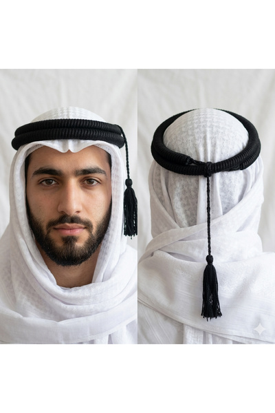 Kaftan Collection Cercul de șal arab Agal și Pushia