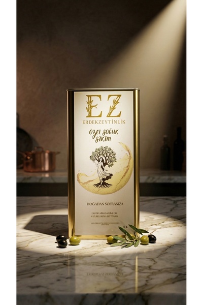EZ Özel Soğuk Sıkım Zeytinyağı 5L Teneke