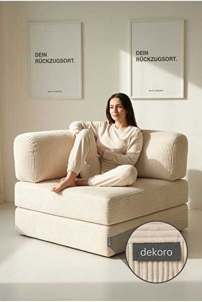 Dekoro YENY LAYZEE KOLTUK, YER YATAĞI, LOUNGE, SİLİNEBİLİR, YIKANABİLİR, BOND...