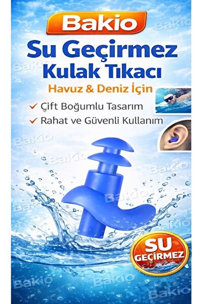 Efe Toys K-1593 Silikon Çocuk Ve Yetişkin Havuz Deniz Yüzücü Kulak Tıkacı Ses...