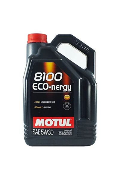 Motul 8100 Eco-nergy Sae 5w-30 Tam Sentetik Motor Yağı 5 L (2022 ÜRETİM TARİHLİ)