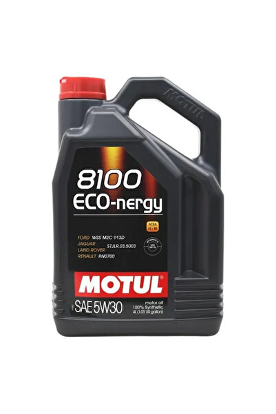 Motul 8100 Eco-nergy 5w-30 %100 Sentetik Araç Yağı 4 Litre 2024 Üretim