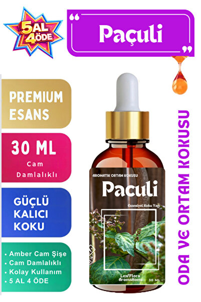 Aroma Terapi Lab Paçuli - Esansiyel Koku Yağı - Oda ve Ortam Kokusu - Aromati...