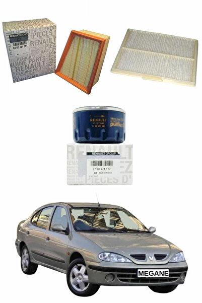 NKS FİLTRE Renault Megane 1 1.4-ve-1.6 16v-ve-8v Benzinli Bakım Ve Filtre Set...