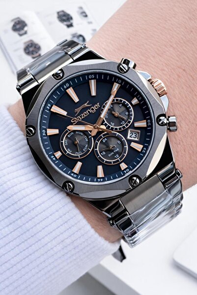 Slazenger Sl.09.2058.2.02 Multi-fonksiyon 5 Atm Su Geçirmezlik Erkek Kol Saati