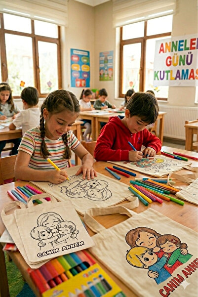 aprendi dünyanı ve kendini koru,ham bez kullan ANNELER GÜNÜ - Model -3 Çocukl...