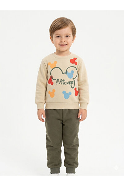 esmababykids Polar Suit Bottom Top Suit 3 Thread Winter Thick Suit