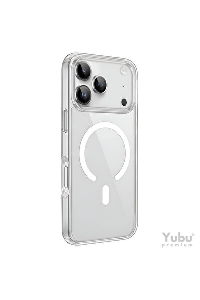 iPhone 17 Pro Max MagSafe Kılıf Sert PC Şeffaf Sararmayan Yükseltilmiş Kamera Korumalı
