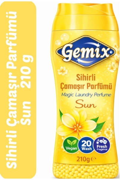 GEMİX Sihirli Çamaşır Parfümü Sun – 210 Gr