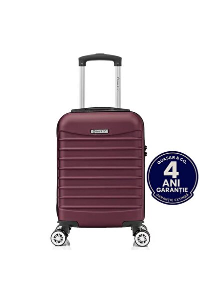 Quasar & Co. Troler de cabina Line,40x30x20cm,Troller bagaj de mana,valiza ca...