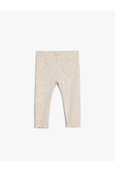 Koton Основни клинчета с ребристи джобове от памук