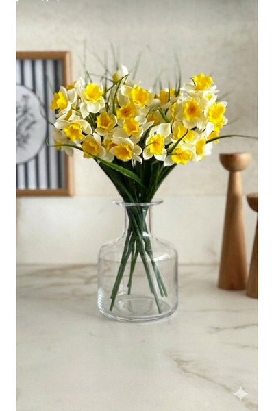 Merveparti Τεχνητό μπουκέτο λουλουδιών νάρκισσου (1) τεμάχιο